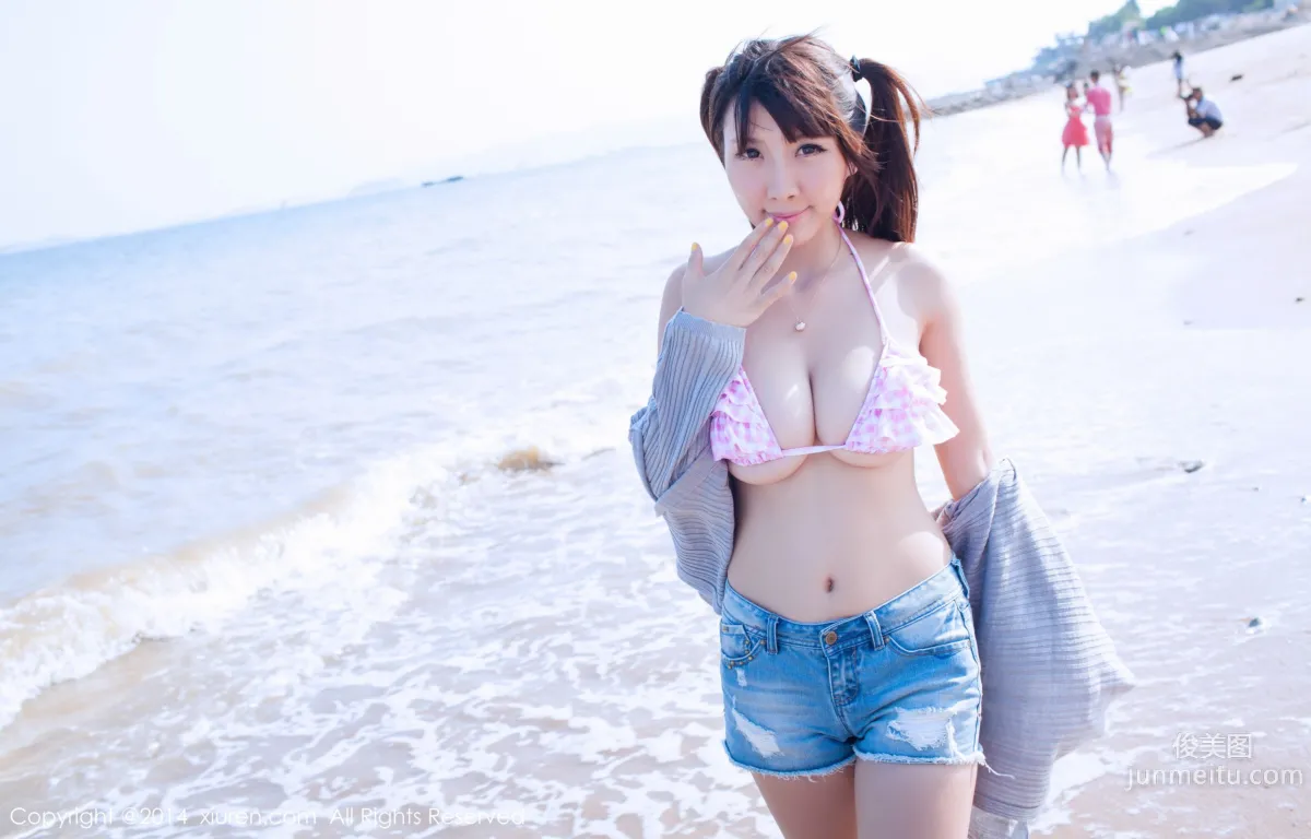 李镇姬/晓茜sunny《爆乳内衣+海边系列》 [秀人网XiuRen] No.227 写真集44