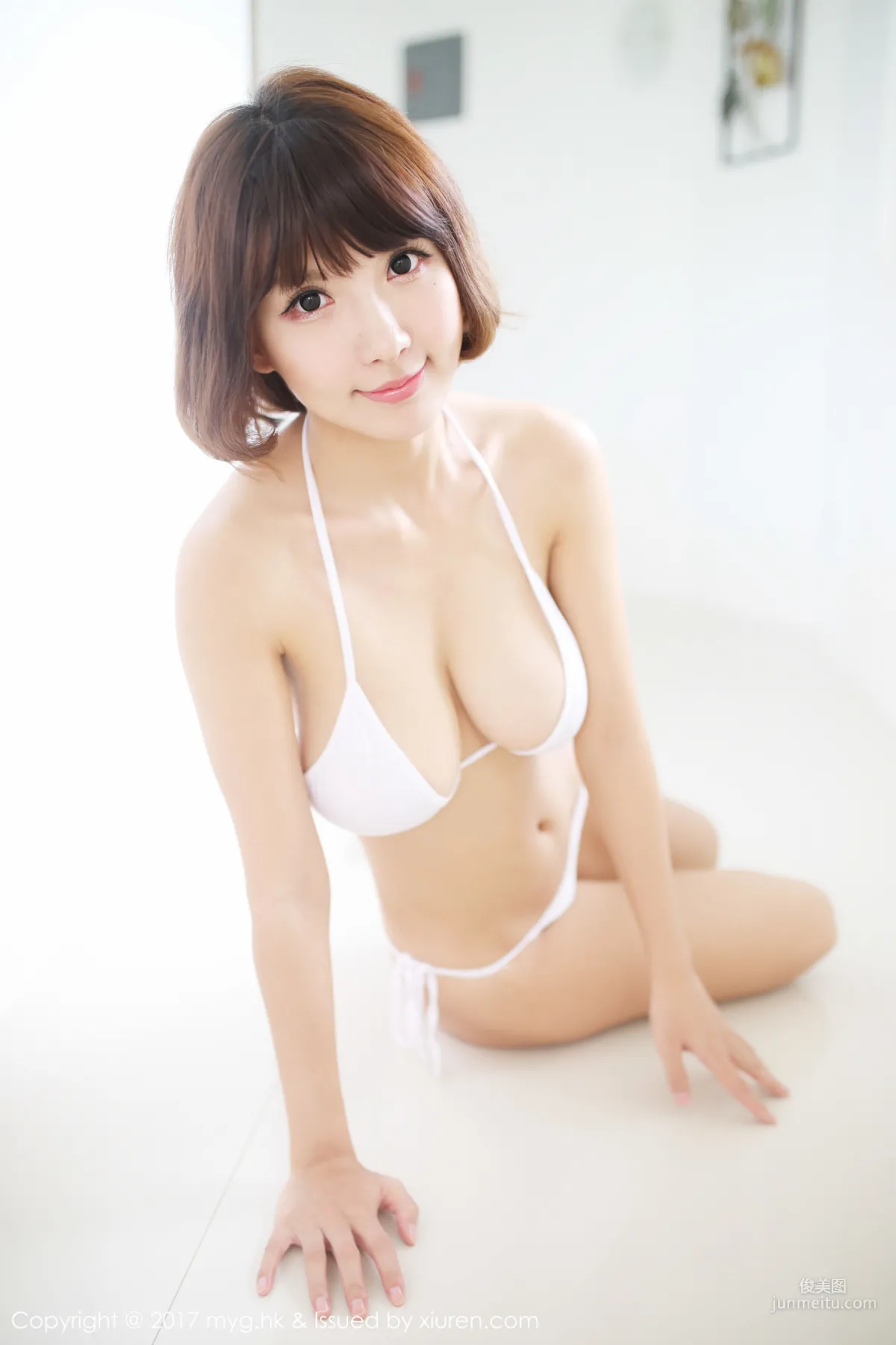 晓茜sunny《无内裤牛仔内衣+性感比基尼》 [美媛馆MyGirl] Vol.262 写真集66