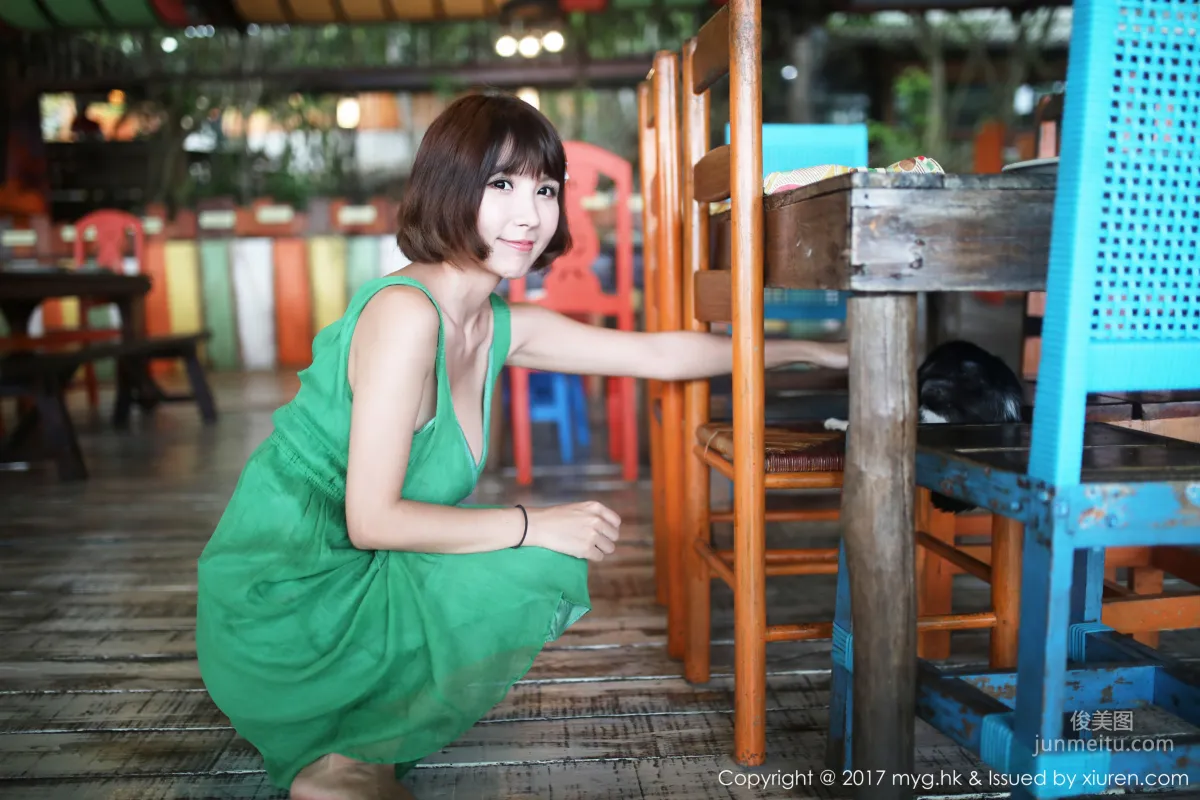 晓茜sunny《海边波点式比基尼系列》 [美媛馆MyGirl] Vol.267 写真集16