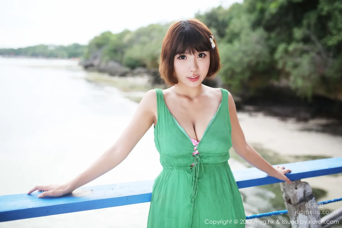 晓茜sunny《海边波点式比基尼系列》 [美媛馆MyGirl] Vol.267 写真集33