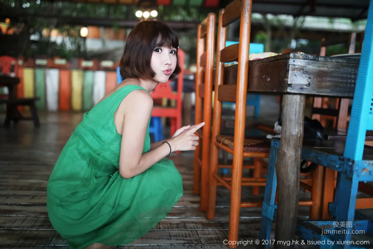 晓茜sunny《海边波点式比基尼系列》 [美媛馆MyGirl] Vol.267 写真集17