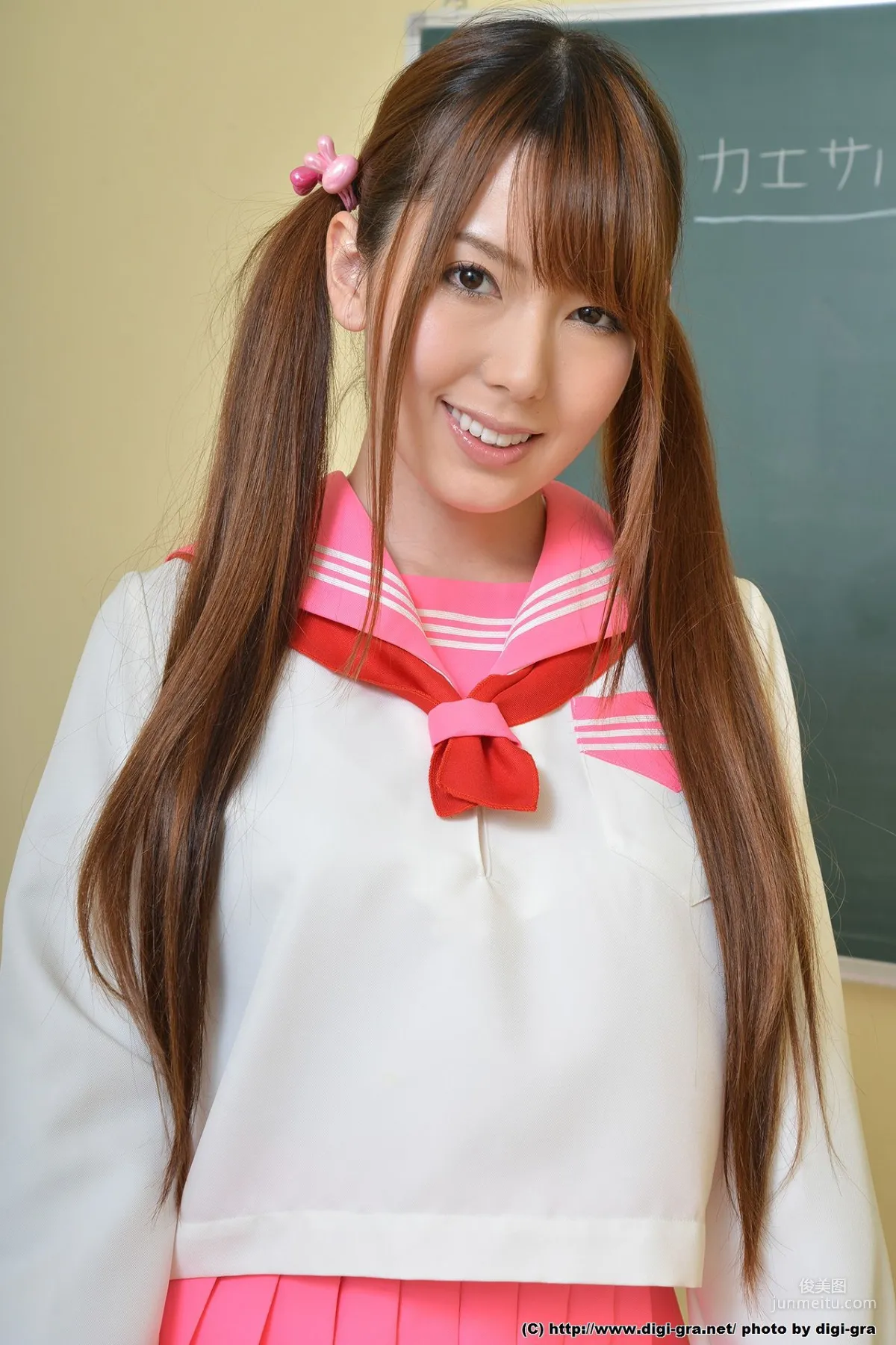 Yui Hatano 波多野結衣 红色丝袜学生制服 Set02 [Digi-Graデジグラ] 写真集57