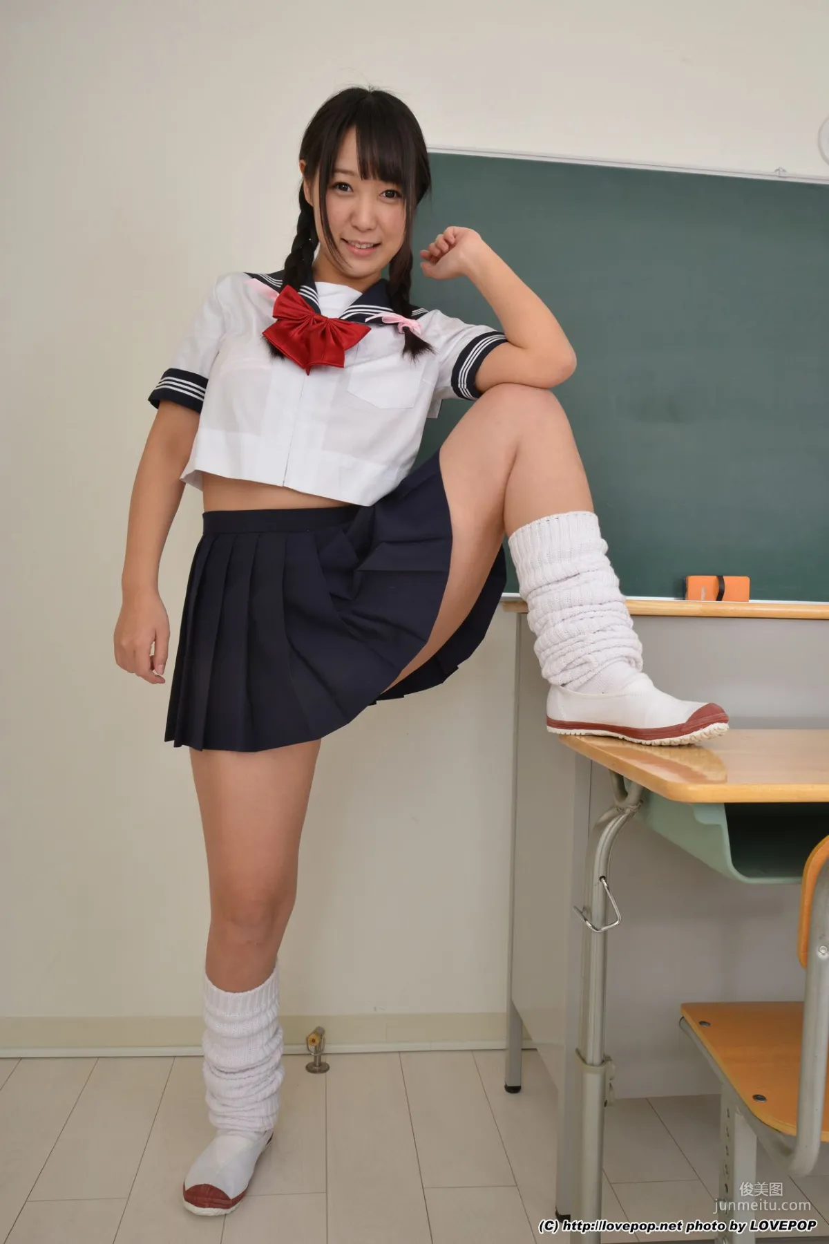 Miku Hayama 葉山美空 萝莉学生Set6 [LovePop] 写真集32