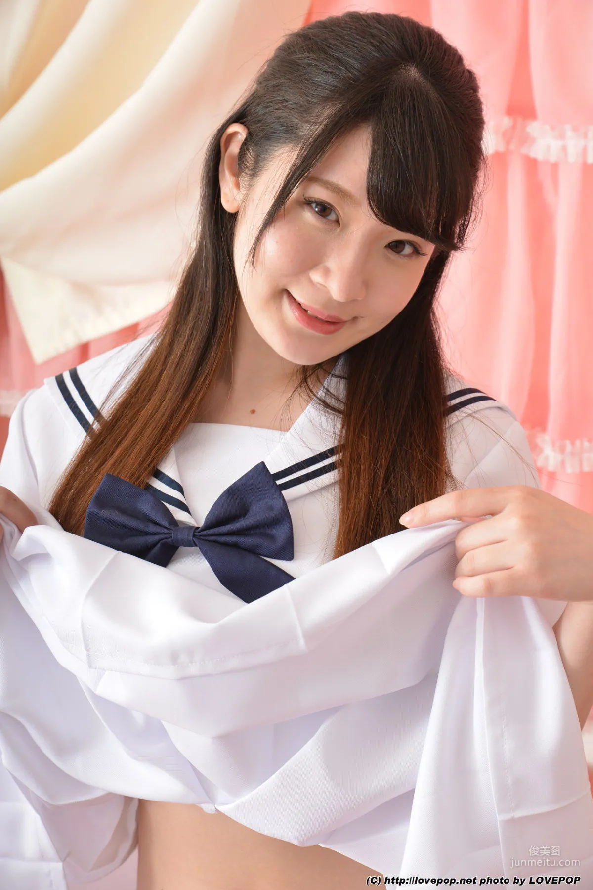 Aoi Kousaka 香坂葵 学生装 Set1 [LovePop] 写真集40