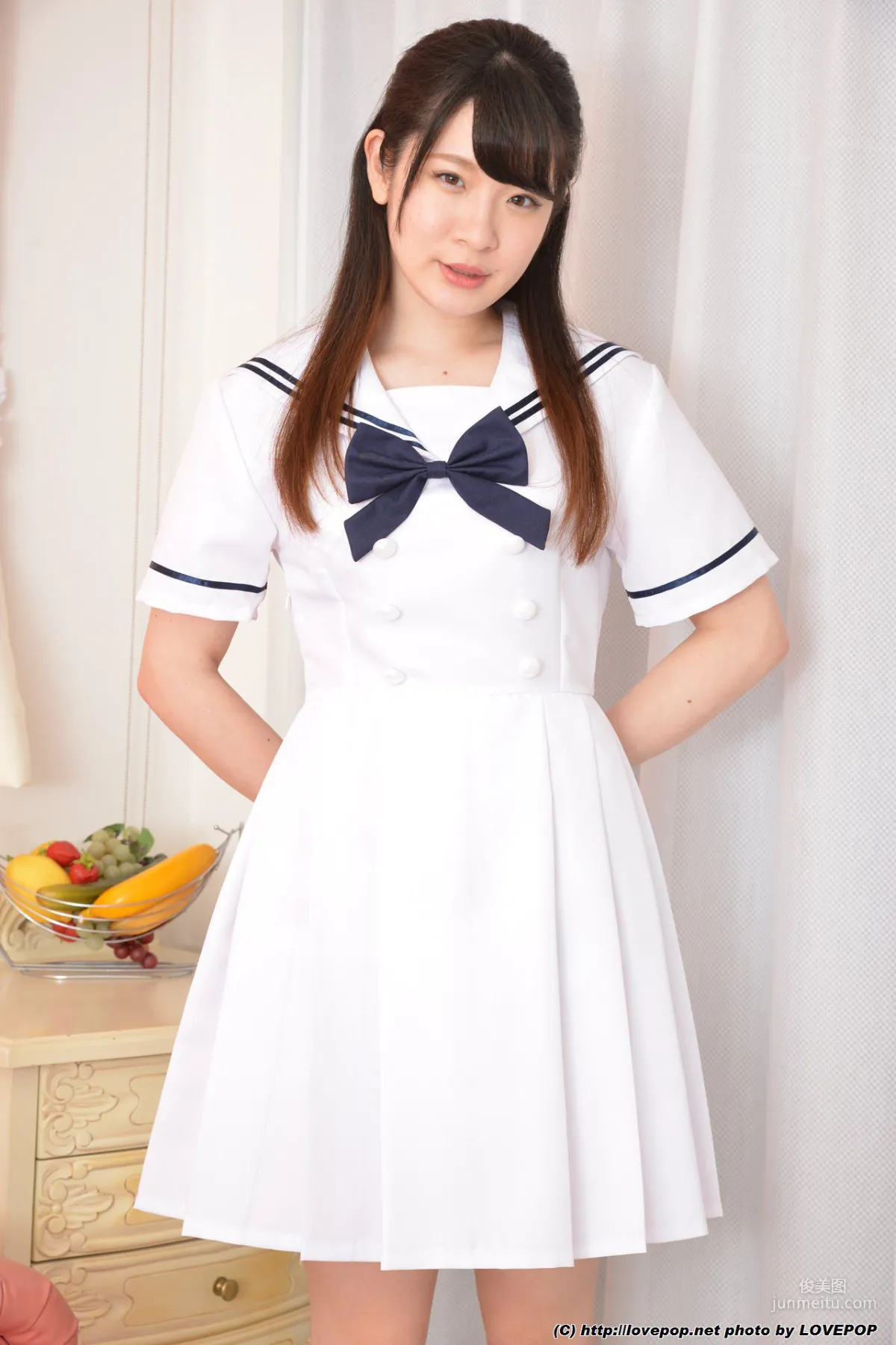 Aoi Kousaka 香坂葵 学生装 Set1 [LovePop] 写真集2