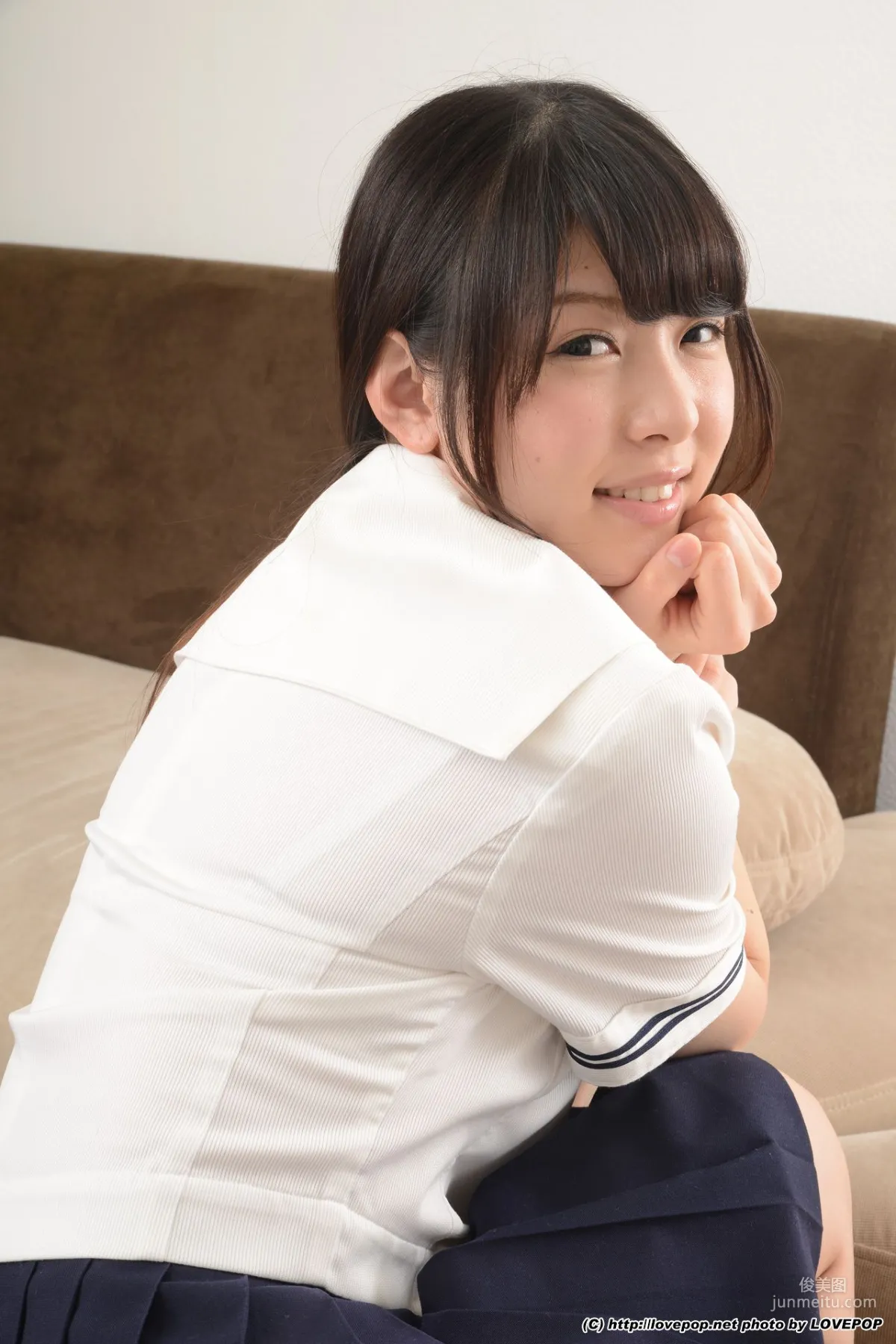 Rena Aoi あおいれな 学生制服 Set4 [LovePop] 写真集23