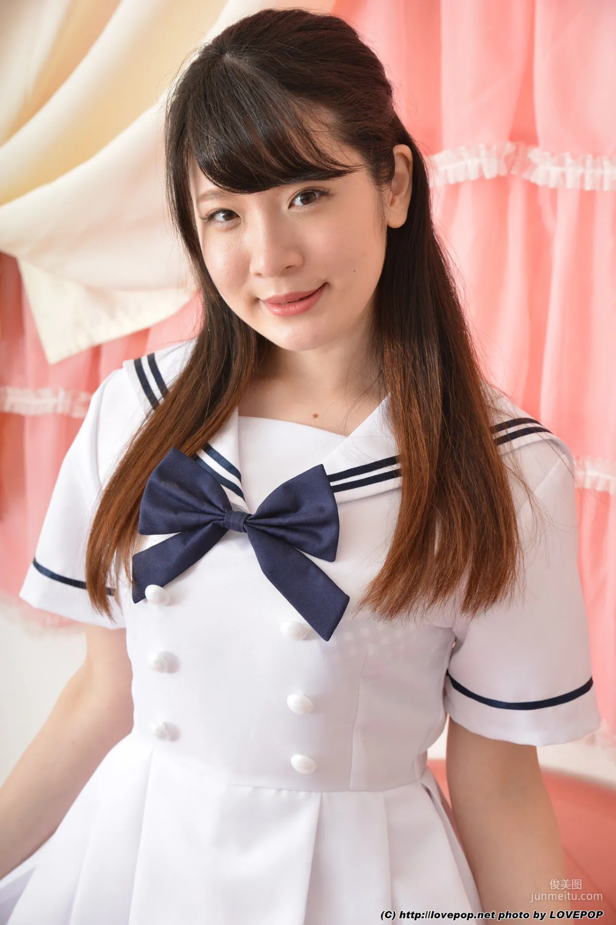 Aoi Kousaka 香坂葵 学生装 Set1 [LovePop] 写真集38