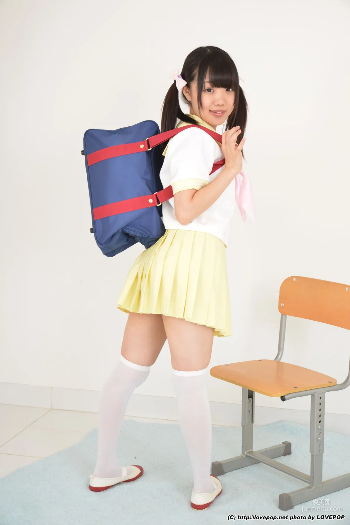 Himawari Natsuno 夏乃ひまわり 学生制服 Set6 [LovePop] 写真集2