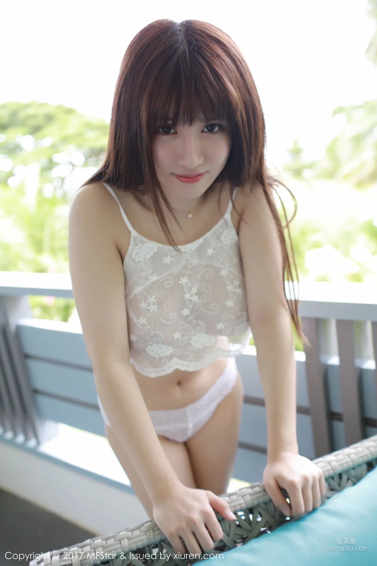 K8傲娇萌萌Vivian《性感女仆装+半透蕾丝内衣》 [模范学院MFStar] Vol.114 写真集50