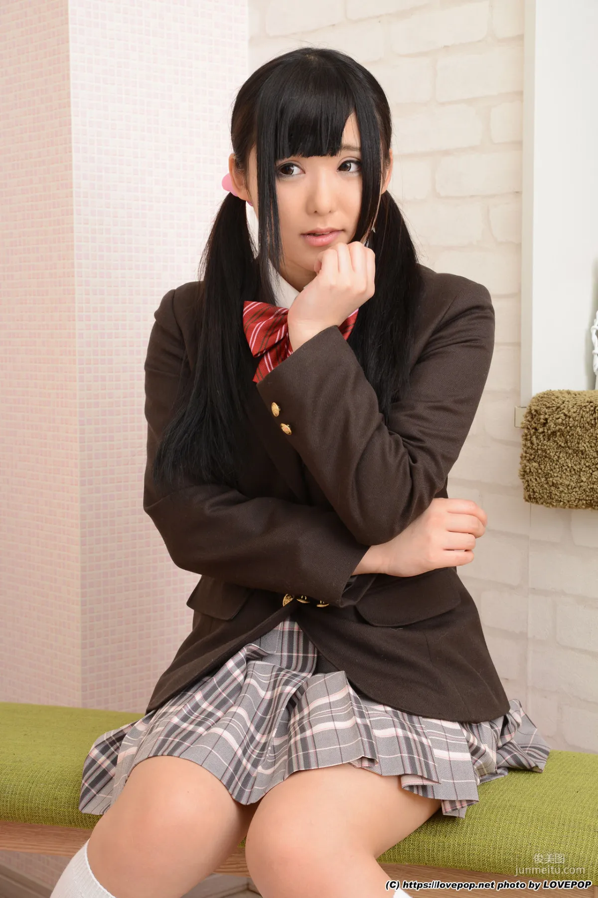 [LovePop] AZUKI あず希《学生装诱惑》 Set06 写真集3