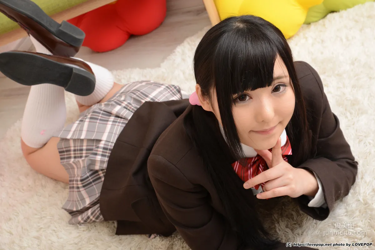 [LovePop] AZUKI あず希《学生装诱惑》 Set06 写真集51