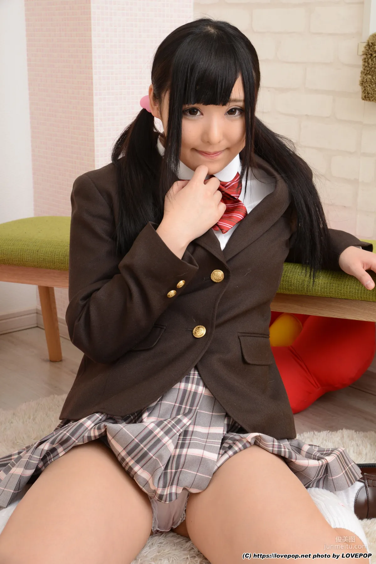 [LovePop] AZUKI あず希《学生装诱惑》 Set06 写真集26