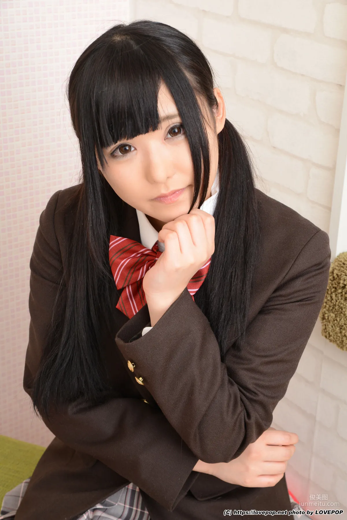 [LovePop] AZUKI あず希《学生装诱惑》 Set06 写真集5