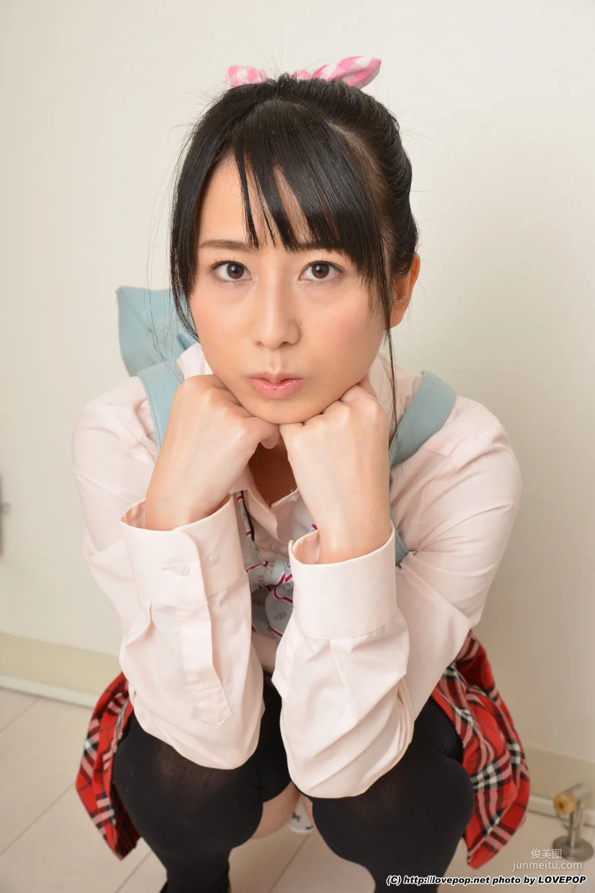 [LovePop] Sora Shiina 泉水蒼空《校服系列》 Set04 写真集20