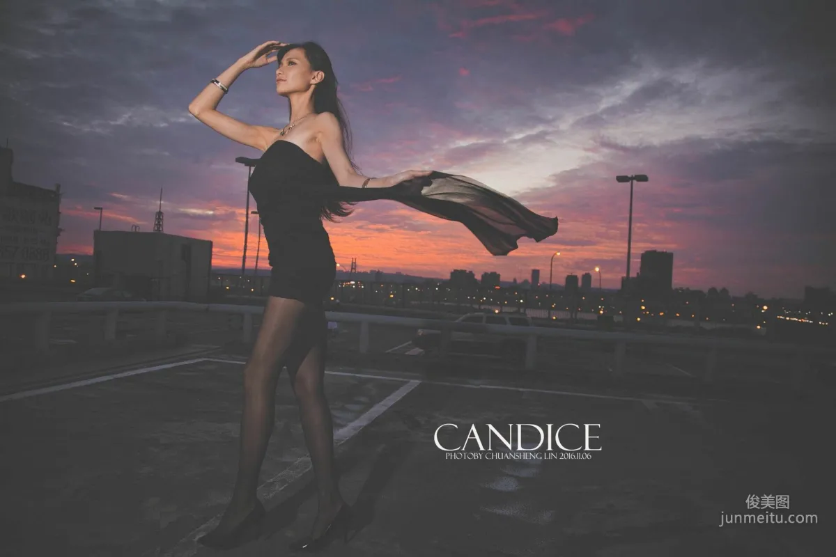 [台湾嫩模] 蔡译心Candice《车外拍》 写真集84