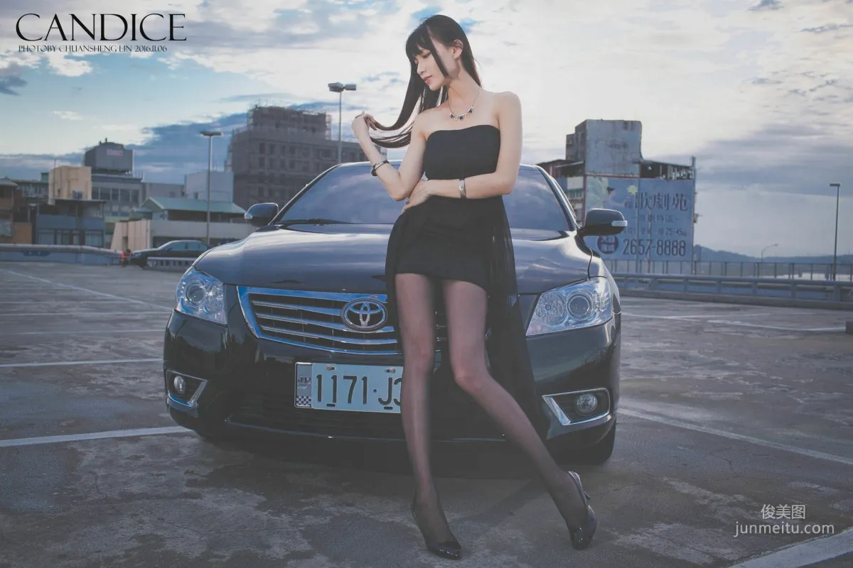 [台湾嫩模] 蔡译心Candice《车外拍》 写真集67