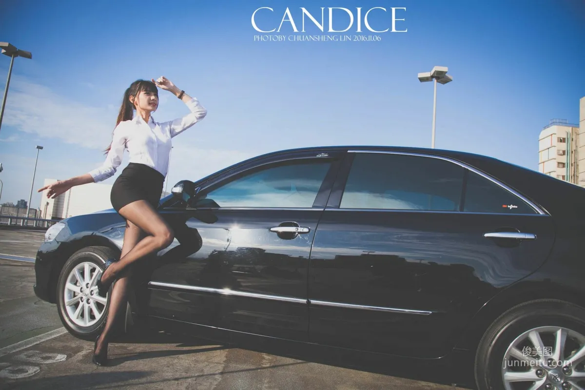 [台湾嫩模] 蔡译心Candice《车外拍》 写真集42