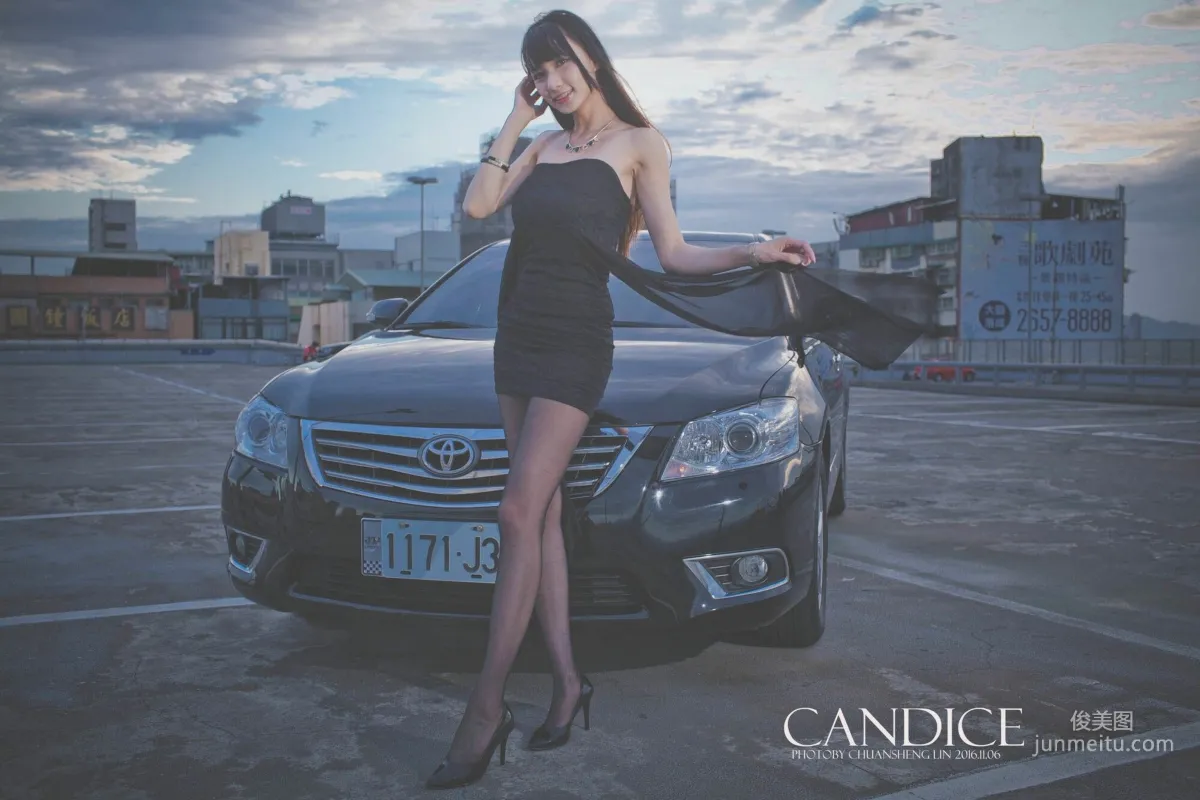 [台湾嫩模] 蔡译心Candice《车外拍》 写真集66