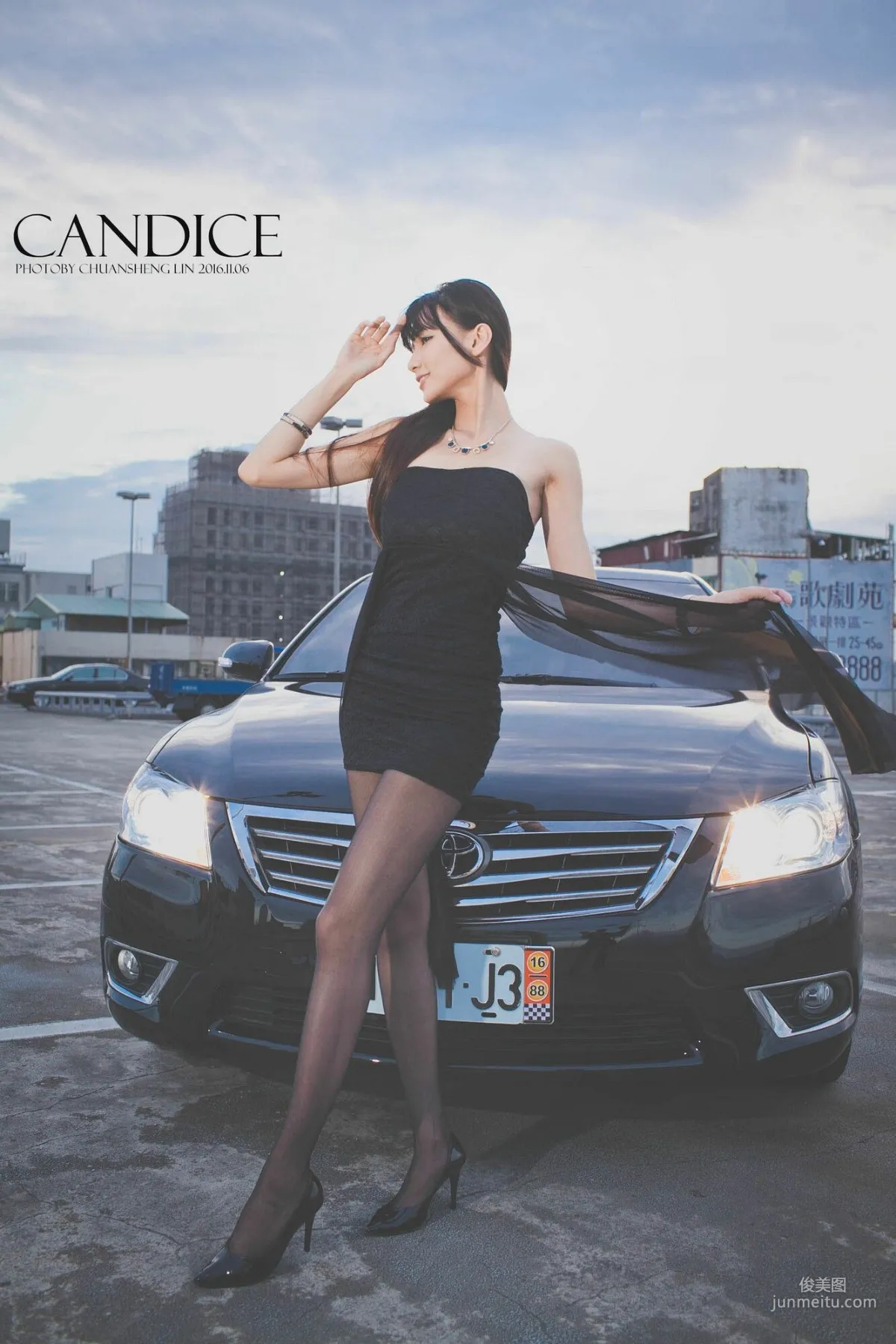 [台湾嫩模] 蔡译心Candice《车外拍》 写真集68