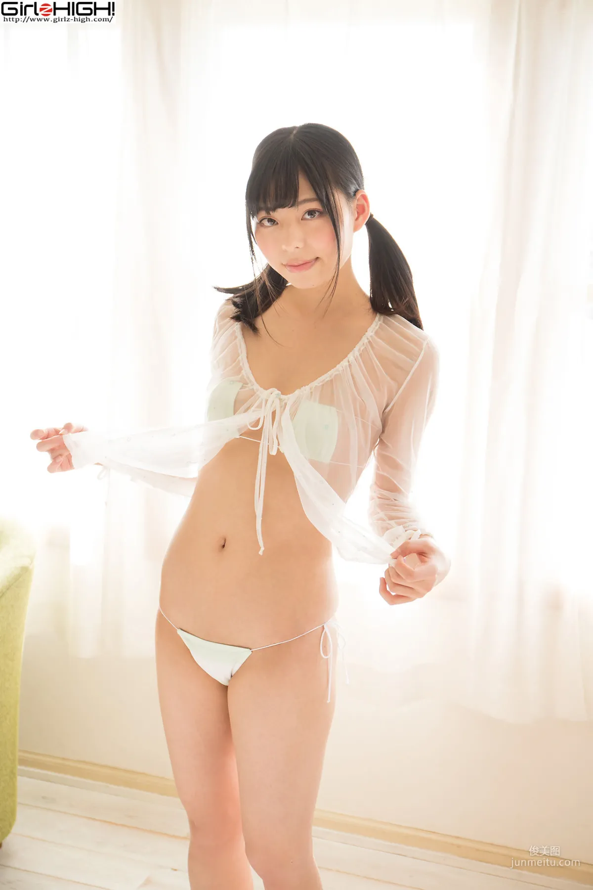 鳴海千秋《純情美少女 第2章 千秋の妄想イチィチャ編》眼帯ビキニ [Girlz-High] 写真集3