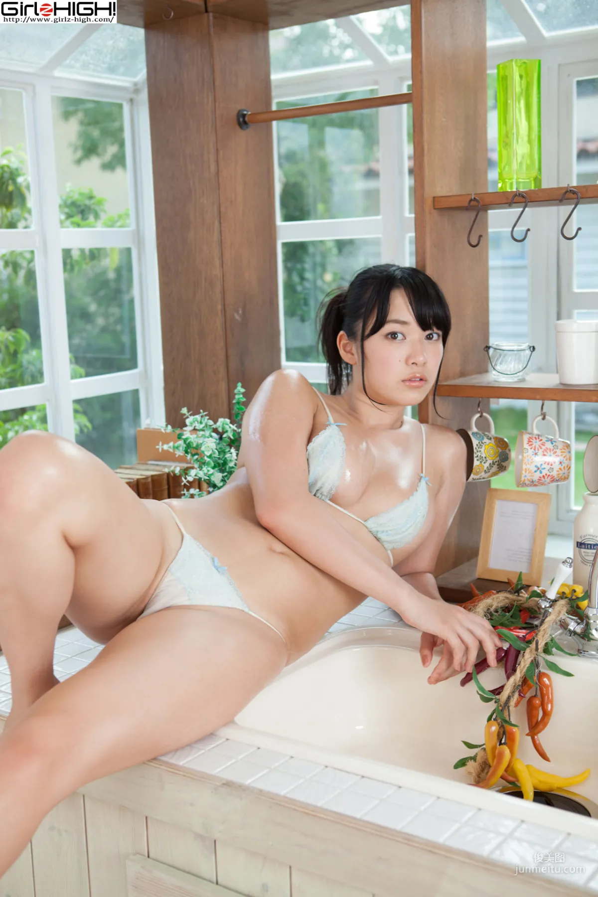 [Girlz-High] Tomoe Yamanaka 山中知恵 - 湿身诱惑 - bgyu_006_005 写真集33