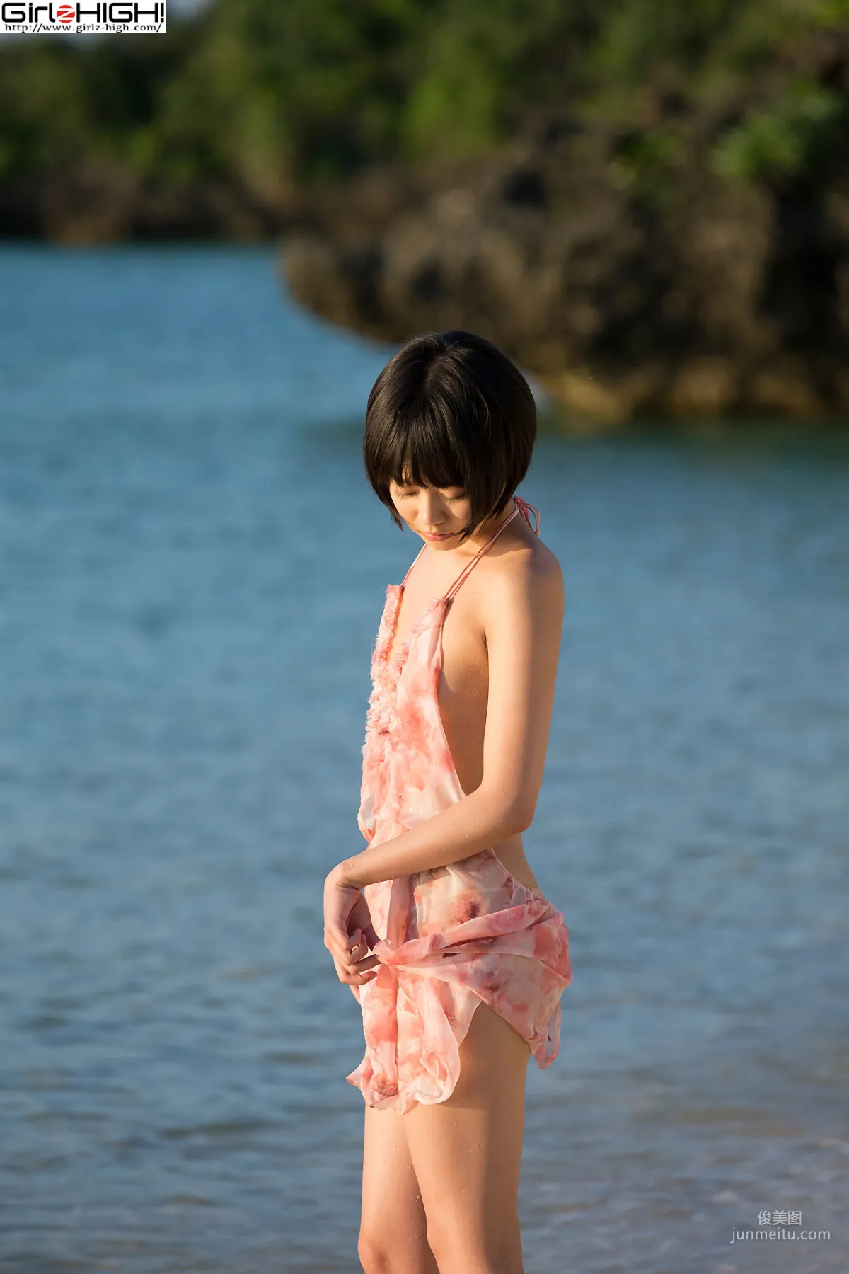 [Girlz-High] Koharu Nishino 西野小春 - 海边镂空少女 - bkoh_004_003 写真集4