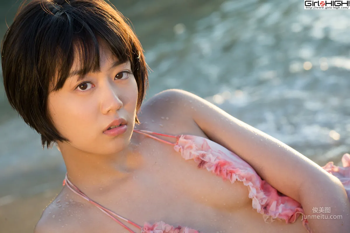 [Girlz-High] Koharu Nishino 西野小春 - 海边镂空少女 - bkoh_004_003 写真集31