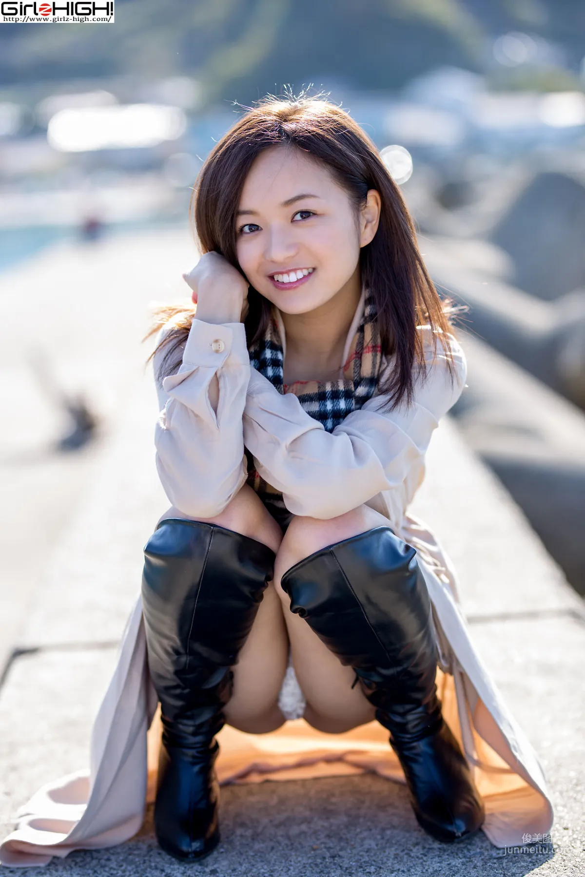 [Girlz-High] Mayumi Yamanaka 山中真由美 - 海边长靴系列 - bmay_011_001 写真集7