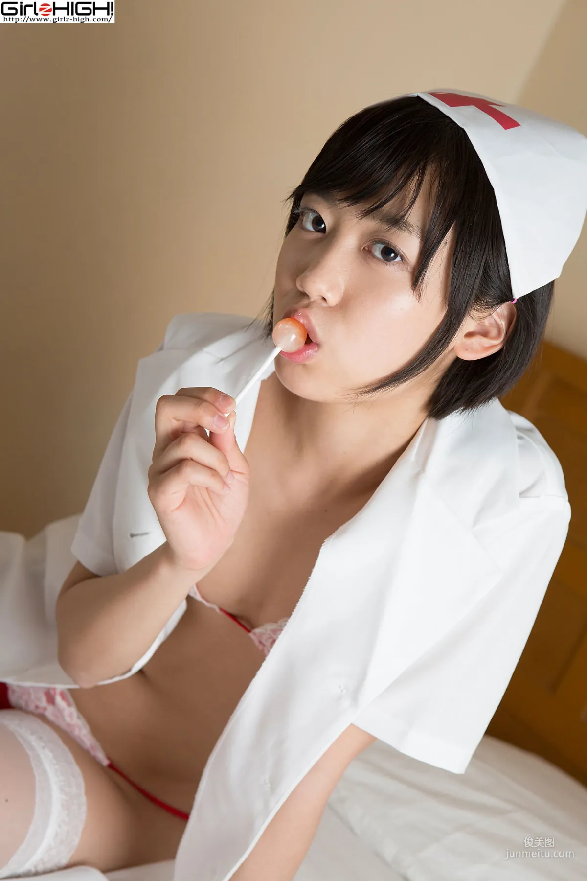 [Girlz-High] 西野小春 - 性感小护士 - bkoh_002_005 写真集5