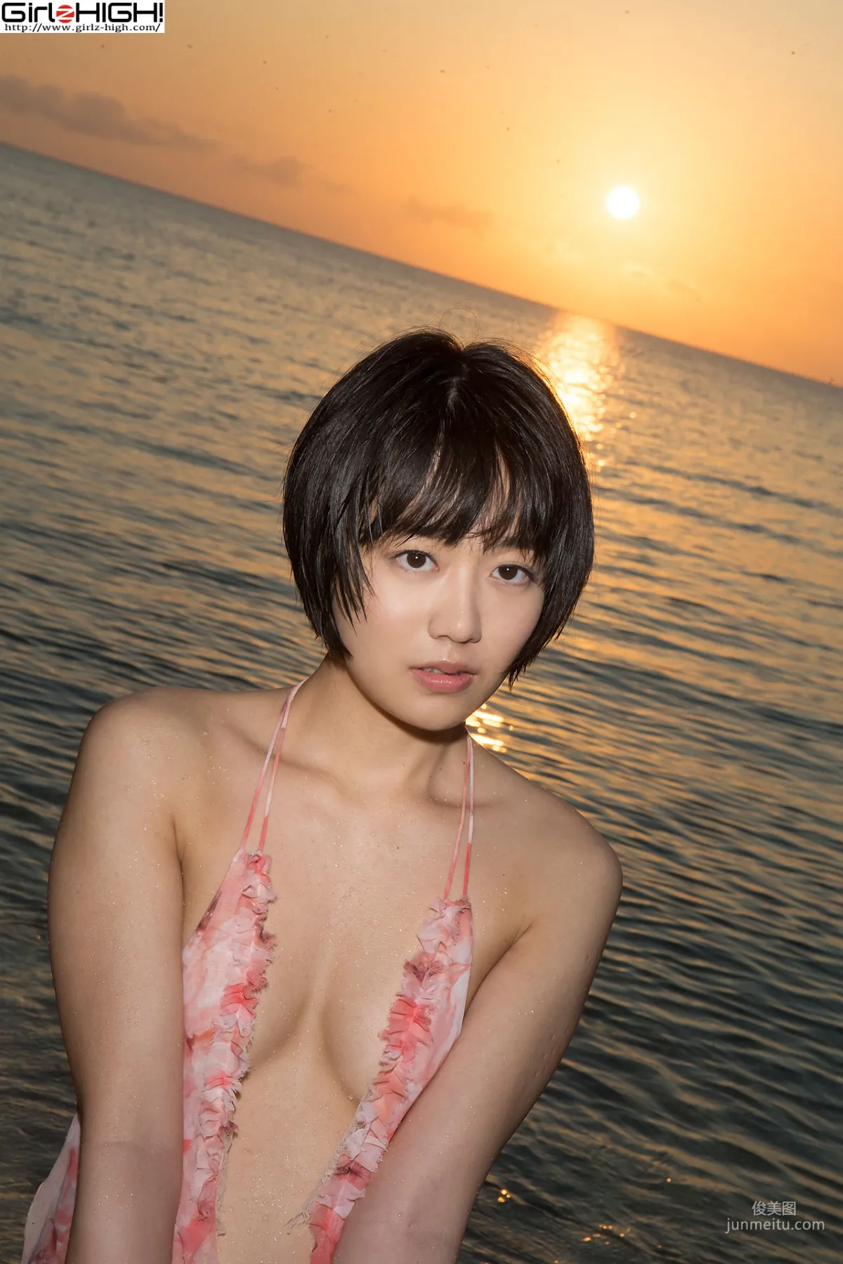 [Girlz-High] Koharu Nishino 西野小春 - 海边镂空少女 - bkoh_004_003 写真集40