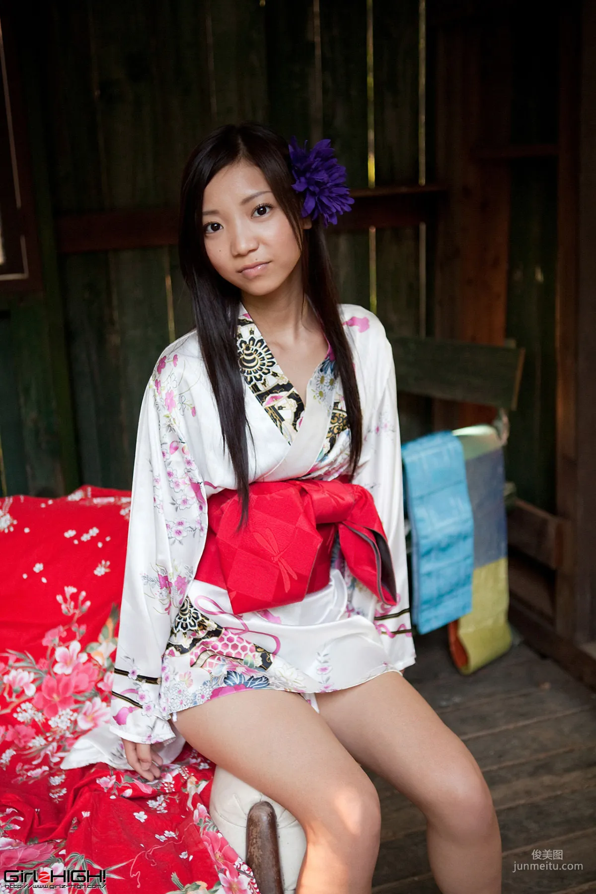 [Girlz-High] Fuuka Nishihama 西浜ふうか - 和服少女 Special Gravure (STAGE1) 6.2 写真集1