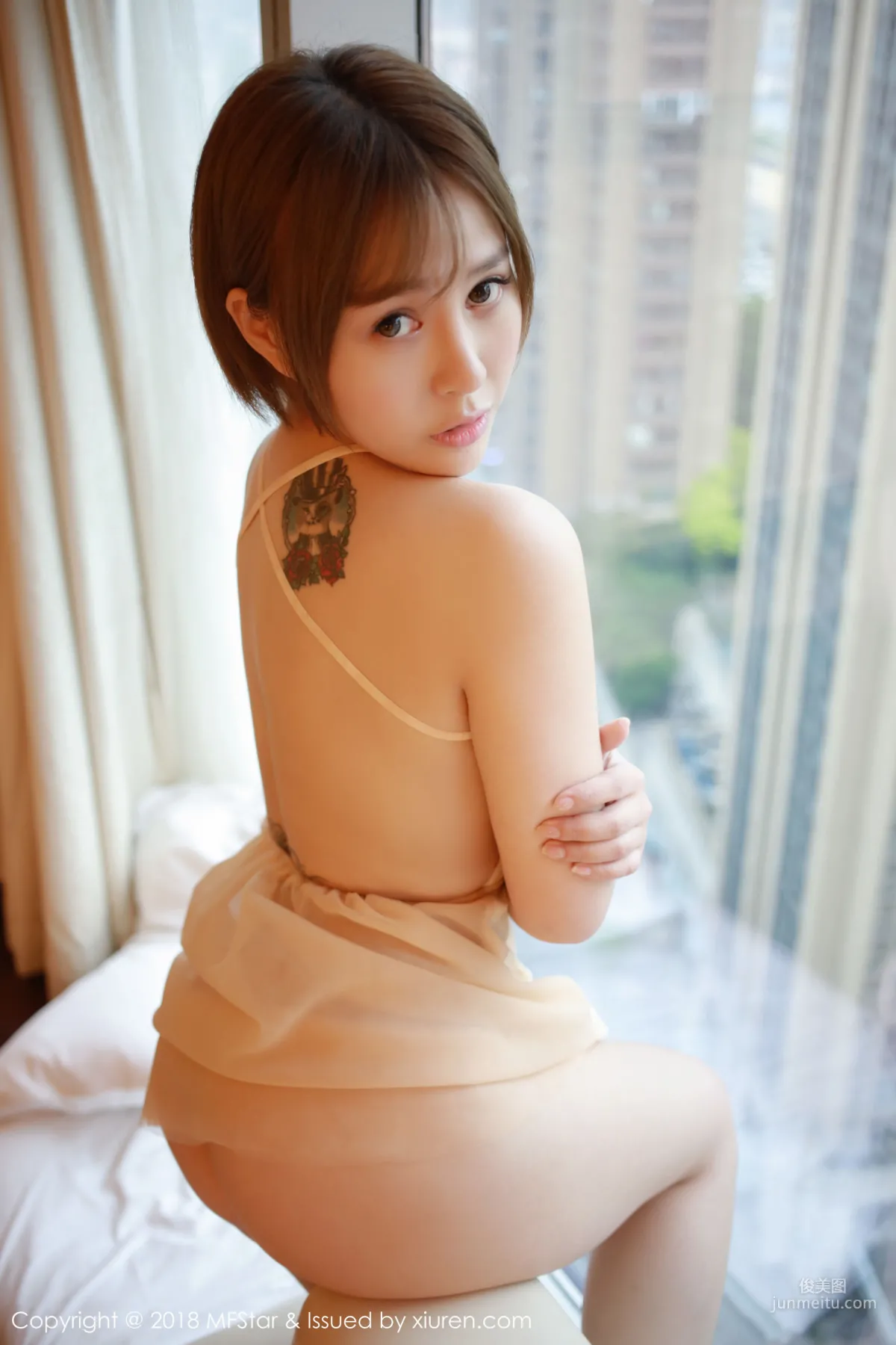 Evelyn艾莉《一如女神范的性感》 [模范学院MFStar] Vol.125 写真集17