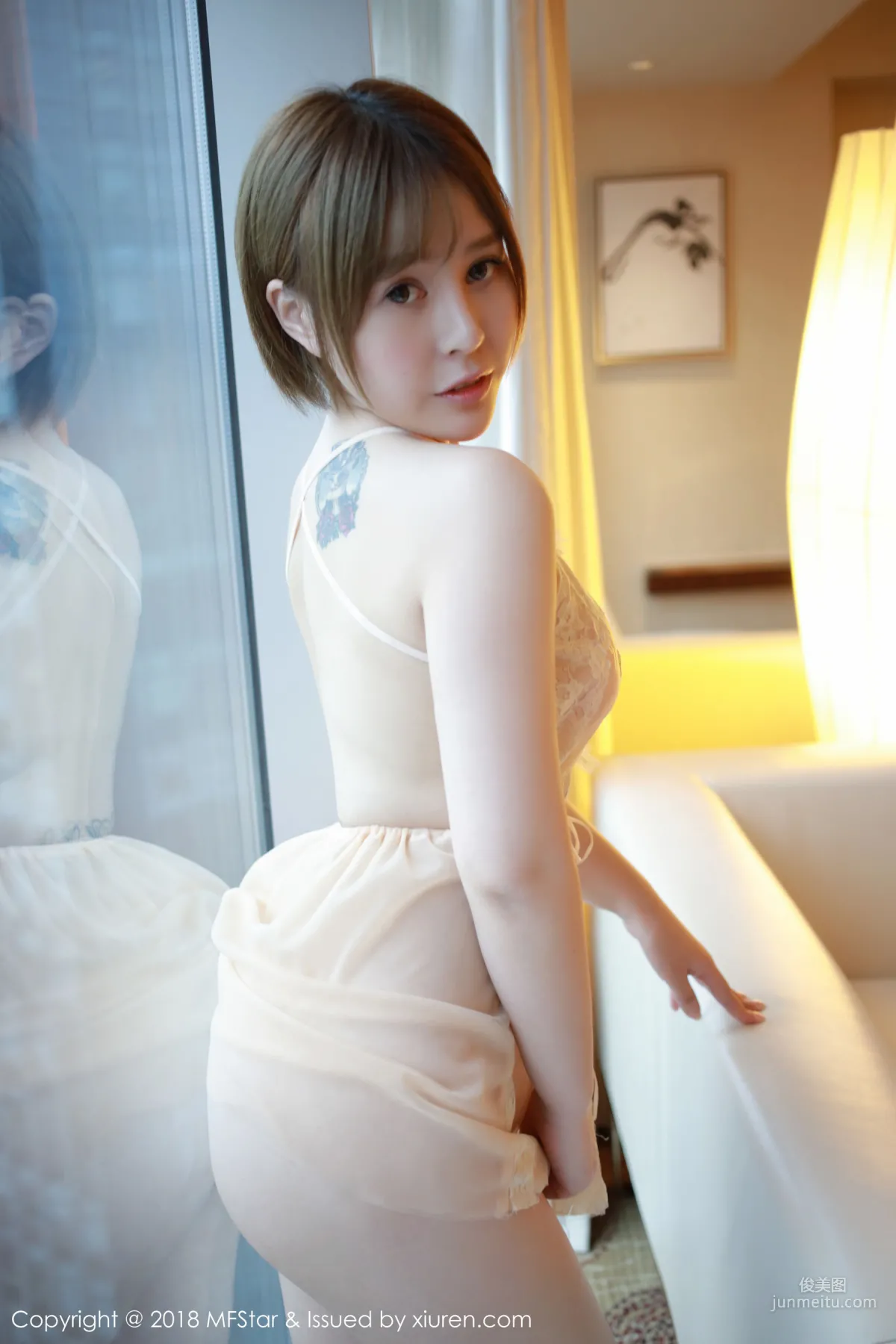 Evelyn艾莉《一如女神范的性感》 [模范学院MFStar] Vol.125 写真集23