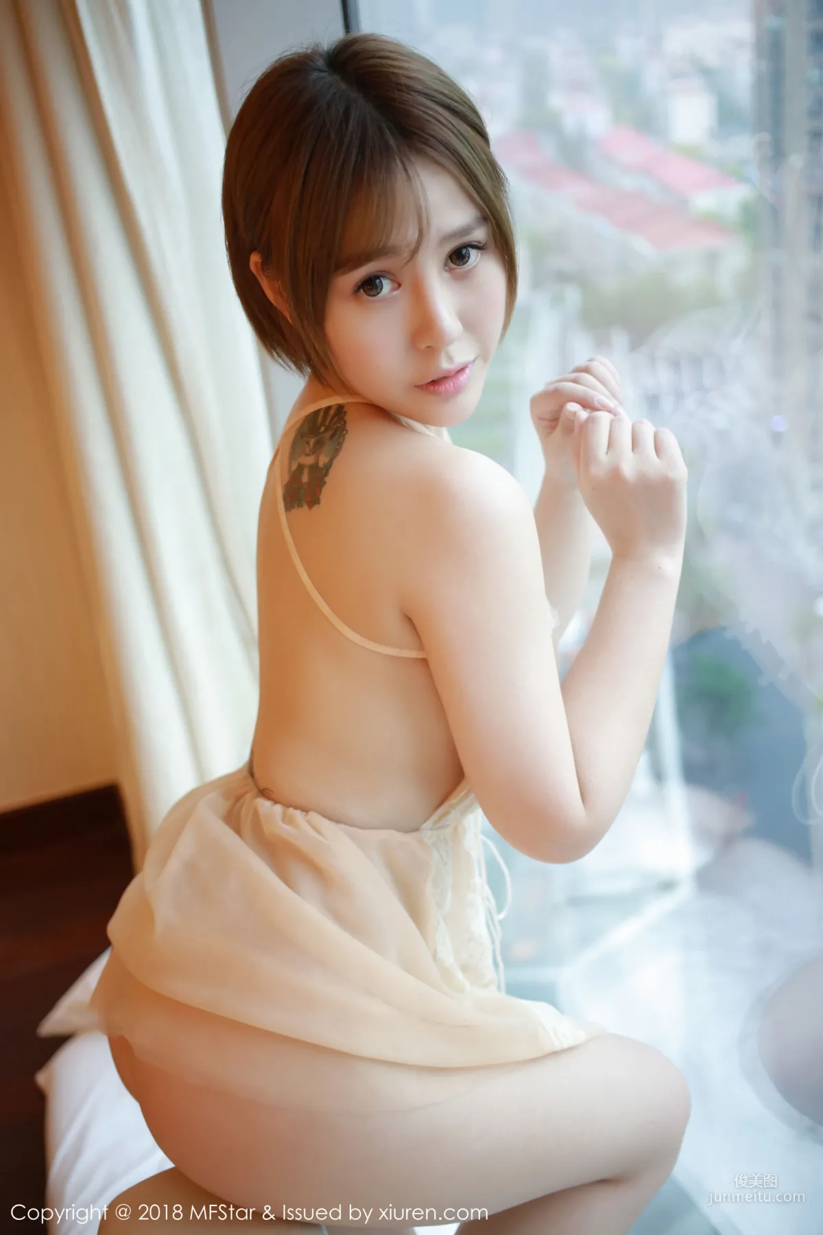 Evelyn艾莉《一如女神范的性感》 [模范学院MFStar] Vol.125 写真集18