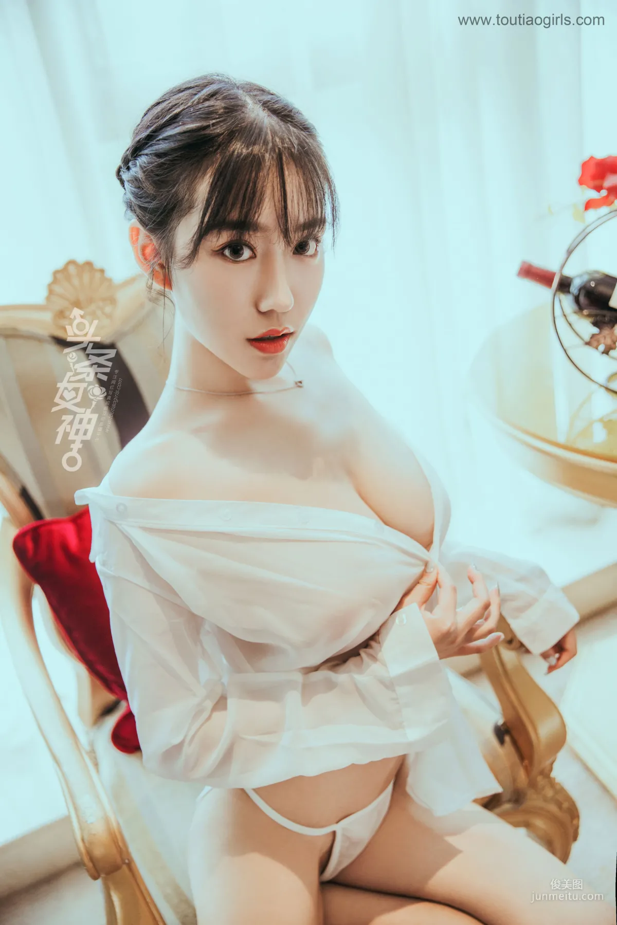 陈亦菲《冰雪素人 豆蔻花颜》 [头条女神Toutiaogirls] 写真集9