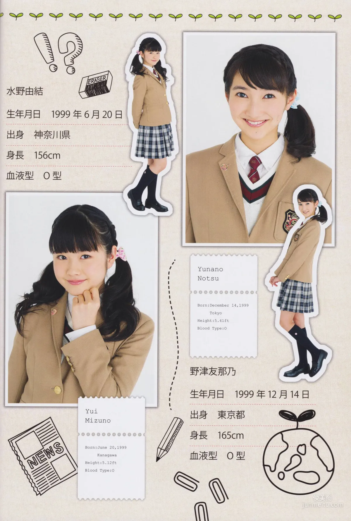 [さくら学院] 菊地最愛 水野由結 田口華 野津友那乃  2015年3月《卒業》写真集8