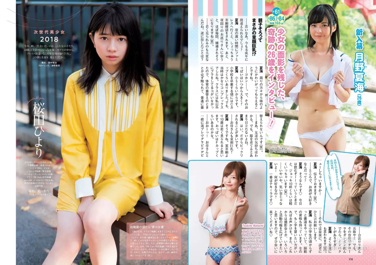 飯豊まりえ 松川菜々花 華村あすか 橘花凛 伊藤万理華 渡辺梨加 [Weekly Playboy] 2018年No.03-04 写真杂志25