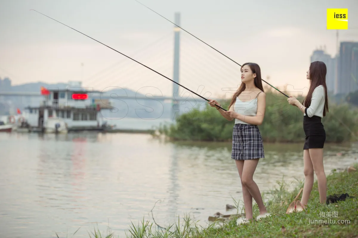 模特佳佳&九妹 《钓鱼还是钓丝？》 [异思趣向IESS] 写真集50