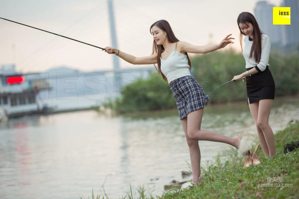 模特佳佳&九妹 《钓鱼还是钓丝？》 [异思趣向IESS] 写真集51