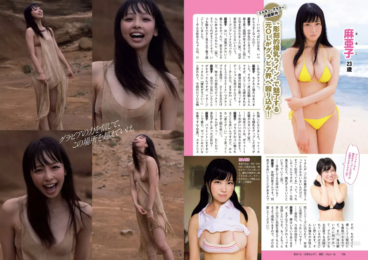 今田美桜 大原優乃 真島なおみ 井口綾子 荻野由佳 華村あすか 彩川ひなの [Weekly Playboy] 2018年No.39 写真杂志23