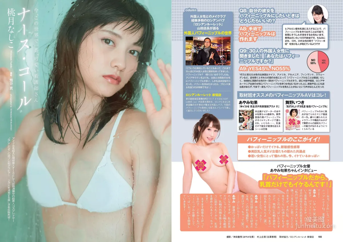 伊藤万理華 鈴木友菜 石田安奈 本郷杏奈 桃月なしこ 小宮有紗 葵つかさ イ･ヨンファ [Weekly Playboy] 2018年No.10 写真杂志21