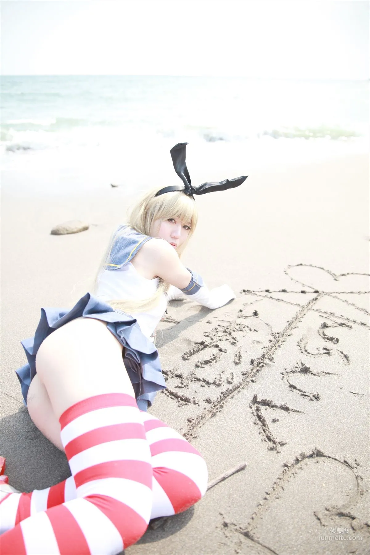 Hozaki(穂咲)《艦隊これくしょん》Shimakaze(島風)  [ORANGE MANIAC] 写真集44