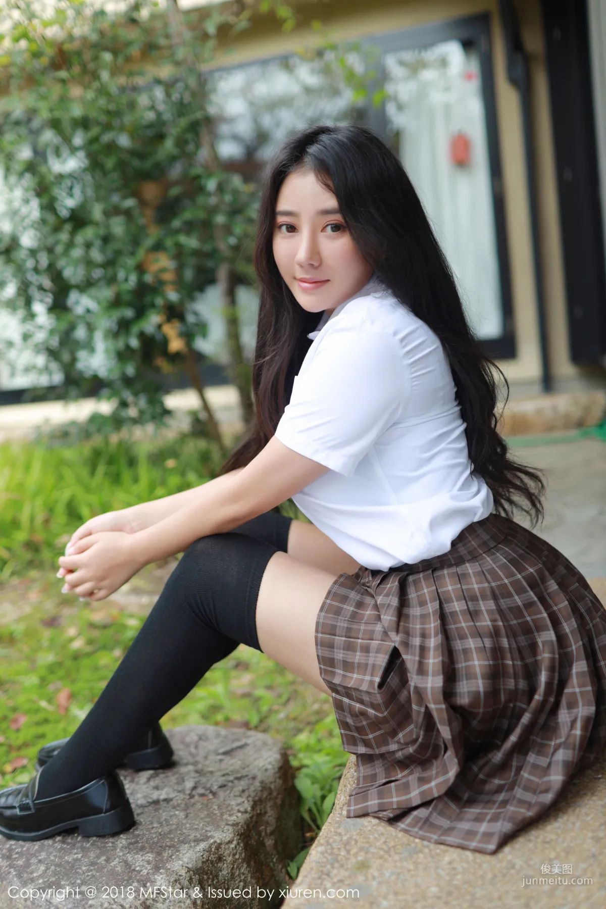 Manuela玛鲁娜《日本学生妹制服系列》 [模范学院MFStar] Vol.163 写真集22