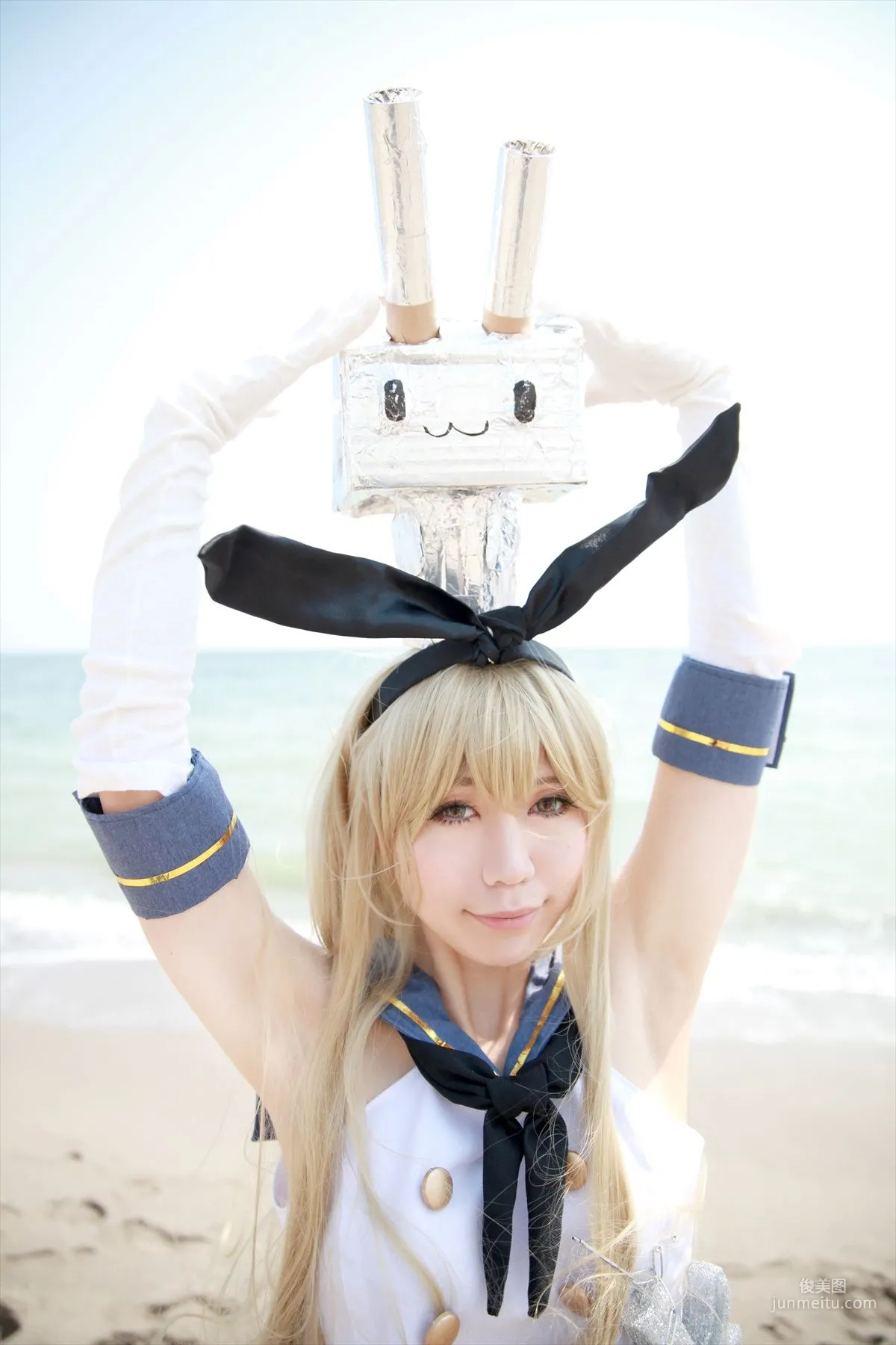 Hozaki(穂咲)《艦隊これくしょん》Shimakaze(島風)  [ORANGE MANIAC] 写真集23