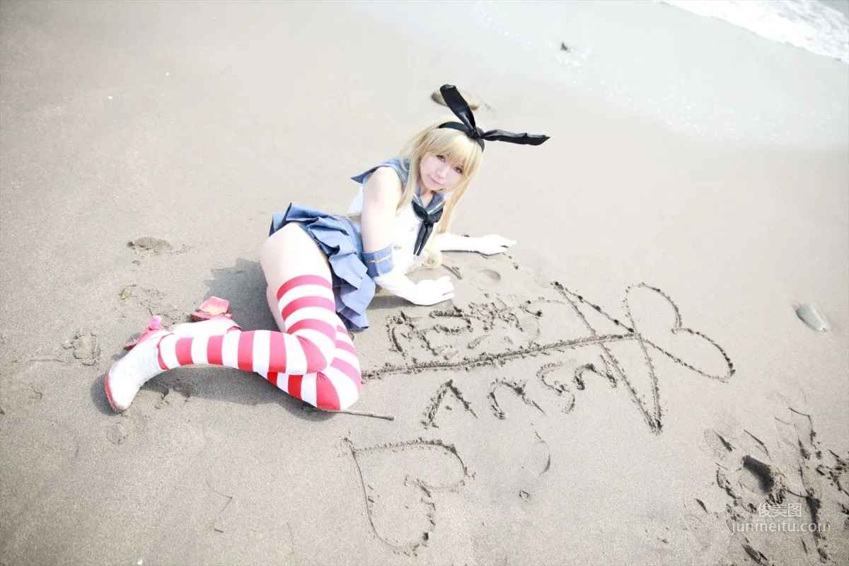 Hozaki(穂咲)《艦隊これくしょん》Shimakaze(島風)  [ORANGE MANIAC] 写真集40