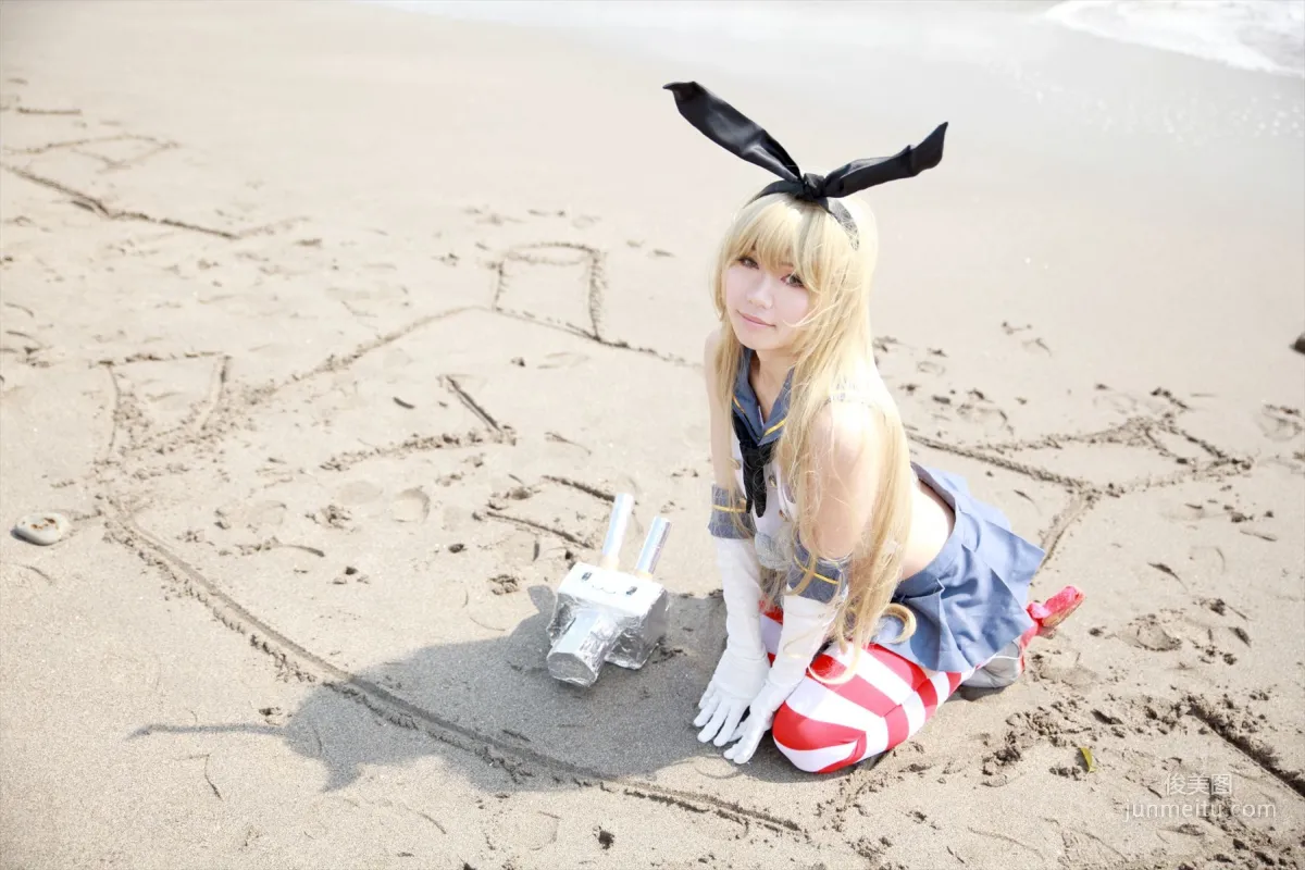 Hozaki(穂咲)《艦隊これくしょん》Shimakaze(島風)  [ORANGE MANIAC] 写真集57