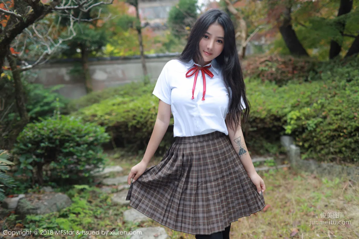 Manuela玛鲁娜《日本学生妹制服系列》 [模范学院MFStar] Vol.163 写真集6