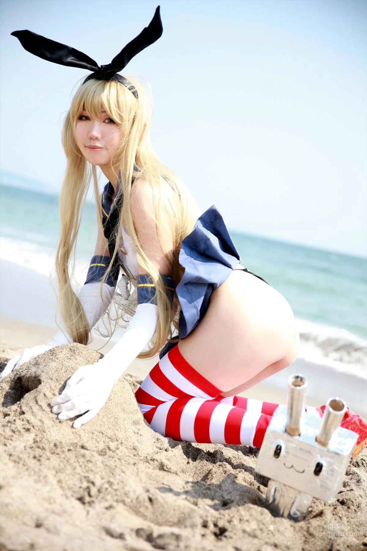 Hozaki(穂咲)《艦隊これくしょん》Shimakaze(島風)  [ORANGE MANIAC] 写真集35