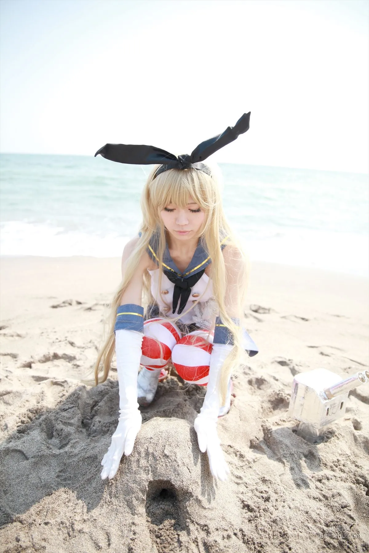 Hozaki(穂咲)《艦隊これくしょん》Shimakaze(島風)  [ORANGE MANIAC] 写真集37