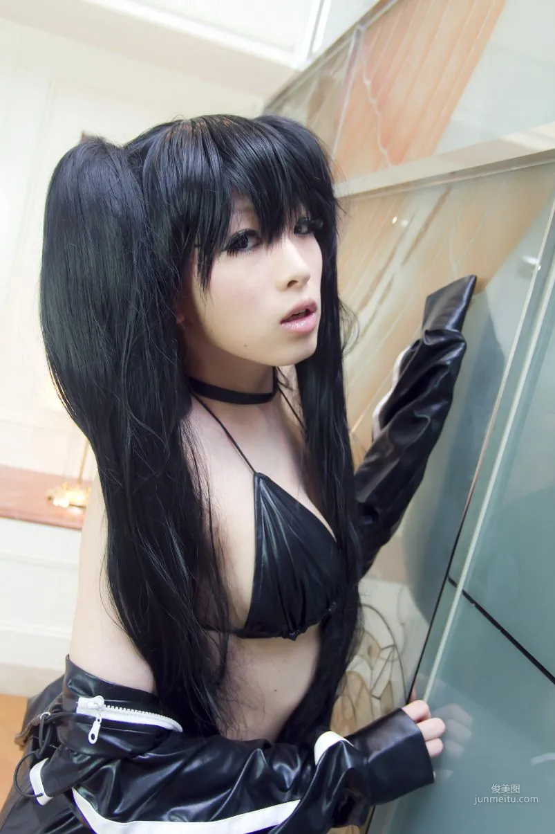 あらい夜魅《BLACK★ROCK SHOOTER》-黑衣麻陶・里(黑岩射手／黑初音) 写真集6